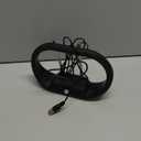 GE Modern Loop Rabbit Ears Indoor TV Antenna, 15 inch Extendable Dipoles, 4K 1080P VHF UHF, Tabletop Antenna, Digital HDTV Antenna, Smart TV Compatible, 4ft Coaxial Cable, Black, 33675