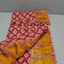 Royal Craft Indian Vintage Kantha Quilt Handmade Throw Reversible Cotton Blankets 1 Quilt Assorted Colors RCKQT0096 RCKQT0096 55X85 Inches