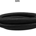 Ucreative 8AN CPE Fuel Hose Line Fitting Kit AN8 Nylon Braided Fuel Hose 10FT Black ID: 0.43 inch (11mm)