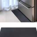 Spill Mat for Refrigerator, 37x8.5 Inch Anti-Slip Drip Tray & Floor Protector for Mini Fridge, Leak Catcher with Rubber Backing