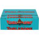 TOBLERONE Milk Chocolate Bar with Salted Caramelized Almonds and Honey and Almond Nougat, Bulk Chocolate, 20 - 3.52 oz Bars