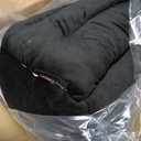 Juicy Couture Crown Bling Black Pet Bed for Dogs and Cats - Small 24" x 14" x 8"
