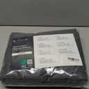 LuxClub 4 PC Queen Sheet Set, Deep Pockets Wrinkle Free Cooling Bed Sheets Hotel Bedding for Women, Men, Includes 1 Fitted Sheet, 1 Flat Sheet and 2 Pillowcases-Dark Grey