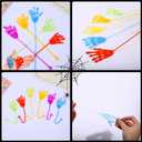 24 Pack Halloween Sticky Hands Toys, Skeleton Hand Sticky Stretchy Toys for Kids Girls Boys Halloween Goodie Bags Stuffers Party Favors Treat Bag Gifts
