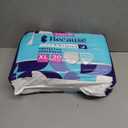 Because Overnight Absorbency Pull Ups - Adult Disposable Incontinence Underwear, Extra Absorbent Nighttime Briefs for Men and Women, White, XLarge, 20 Count