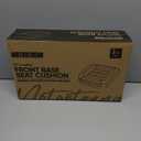 Motor Trend Seat Covers for Cars Trucks SUV, Faux Leather Beige Padded Seat Covers with Storage Pockets, Premium Interior Car Seat Cover, 2 x Front Seat Covers