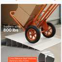 VEVOR Door Threshold Ramp, 6 inch Rise, Aluminum Alloy Threshold Ramp Rated 800 lbs Load Capacity, Handicap Ramps for Home Steps for Wheelchair, Scooters, Power Chairs, Walkers, Bicycle, Tricycle