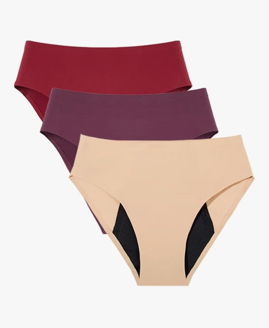 Mordlanka Period Underwear for Women Heavy Flow High Waisted Menstrual Panties with 55ml High Absorbency, Large