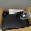 suptek Large Keyboard Tray Under Desk Pull Out with C Clamp Mount, Computer Keyboard & Mouse Tray, 34 (38 Including Clamps) x 11.8 inch Slide-Out Platform Computer Drawer for Typing, Black, DSF1LB