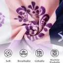 SOCHOW Giftable Throw Blanket for Mom, Super Soft and Cozy Gift for Birthday, Mother's Day from Daughter Son, Best Mom Ever Present Blanket, 50 x 60 inches, Purple