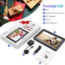 Uhale Digital Picture Frame 32GB Storage 10.1 Inch WiFi Electronic Photo Frames SD Card Slot IPS Touch Screen HD Display Auto Rotate Slideshow Share Videos Photos Instantly Send Wishes Remotely