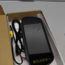 Wendry LCD Car Display,Av1 Video Interface,AV2 Video Interface,Wide Voltage Setting,Short-Circuit for 7inch Car Rearview Mirror LCD Auto Dimming Monitor Rear View Camera with