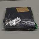 Homaxy 100% Cotton Waffle Weave Kitchen Dish Cloths, Ultra Soft Absorbent Quick Drying Dish Towels, 12 x 12 Inches, 6-Pack, Black