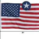 AMZFLAG American Flags for Outside 2x3 ft 24x36 Inches, Heavy Duty Embroidered USA US Flag United States America Flag High Wind for Wall House 250th Anniversary Decoration
