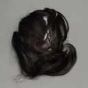 LEOSA Short Layered Wig With Curtain Bangs - Brown BOB for Women, Short Wavy Pixie Cut, Soft Synthetic Hair (Brown#)