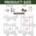 3 Tier Bathroom Counter Organizer, Bathroom Counter Shelf, Vanity Organizer Countertop, Skin Care Organizer, Makeup Perfume Organizer for Bathroom Tray, Cosmetic, Dresser, Kitchen