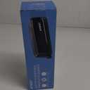 3 Hole Punch, AFMAT Electric Three Hole Punch Heavy Duty, 20-Sheet Punch Capacity, AC or Battery Operated Paper Punch, Effortless Punching, Long Lasting Paper Puncher for Office School Studio, Black (Black)