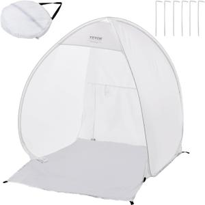 VEVOR Paint Booth Tent, 40 x 35 x 40 in Pop-Up Portable Spray Paint Tent with Built-in Floor, Exhaust Window and Storage Bag, Foldable Paint Booth for Furniture, DIY Hobby Tool Painting Station