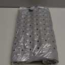 AmazerBath Bath Tub Mat, Medium Size 27.6 x 15 Inches Non-Slip Shower Mats with Suction Cups and Drain Holes, Bathtub Mats Bathroom Mats Machine Washable (Gray) (Grey)