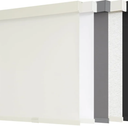 AOSKY Blackout Roller Shades Cordless Blinds for Windows, Free-Stop Shades with Valance, Thermal Insulated Fabric, UV Protection, Natural Woven Blinds for Home and Office (30" W x 72" H, Ivory)