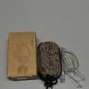 OPTOFENDY Folding Reading Glasses for Women Men, Lightweight Spring Hinge Readers, Portable Blue Light Glasses with Zipper Case, Clear, 1.0