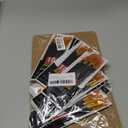 AROIC Paint Brush Set, 10 Pack 100 Pcs Acrylic Paint Brushes Artist Paint Brushes for Oil Watercolor Acrylic Face Rock Painting（Black）