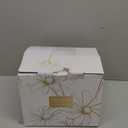 INFOOD 0.8L Gooseneck Electric Kettle, Precise Temperature Control for Pour Over Coffee & Tea, 1200W Fast Boiling Water, Auto Shut Off, Scheduling, Stainless Steel, Floral Painted Design