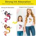 DTF Transfer Film: 13x19 Inch 50 Sheets Premium Double-Sided Matte Finish PET Transfer Paper Direct to Film Transfer Paper for T-Shirt