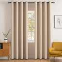 Miulee, Curtain Tiebacks 2 Pack, Perfect for Thin, Short Drapes, Not for Heavy or Long Fabrics, Holdbacks, Beige, 12 in