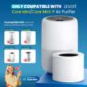 Improvedhand Core Mini Replacement Filter Compatible with LEVOIT Core mini-P Air Purifier,3-in-1 Great High-Efficiency Materials With Activated Carbon,Core Mini-RF,4 Filter & 10 Fragrance SpongeWhite