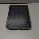 Aujen Silverware Organizer - Expandable Kitchen Drawer Organizer, Adjustable Utensil Organizer, Cutlery Tray for Forks, Knives, Multipurpose Kitchen Organizers and Storage Solution, Black, Medium