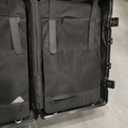 Tmore Aluminum Frame Luggage with Spinner Wheels, with TSA Locks Hard Shell Suitcase, Business 20" Black
