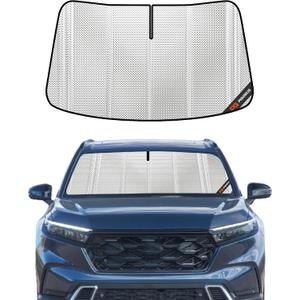 Pigenius Windshield Sun Shade for Honda CR-V 2023-2026. Full Coverage Rearview Mirror Shade for Ultimate Protection