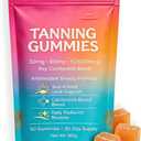 Skin Tanning Gummies Antioxidant Beauty Gummies with Beta-Carotene & Lycopene, Supports Healthy-Looking Skin, Daily Routine, 60 Count (1pc)