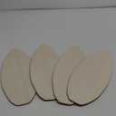 Sratte 4 Pcs Wood Surfboard Blanks Surf Boards for Decorating Unfinished Surfboard Wall Cutouts Wood DIY Craft Sign for Art Creation Graffiti Painting Home Hanging Decoration (13.78 x 5.51 Inches)