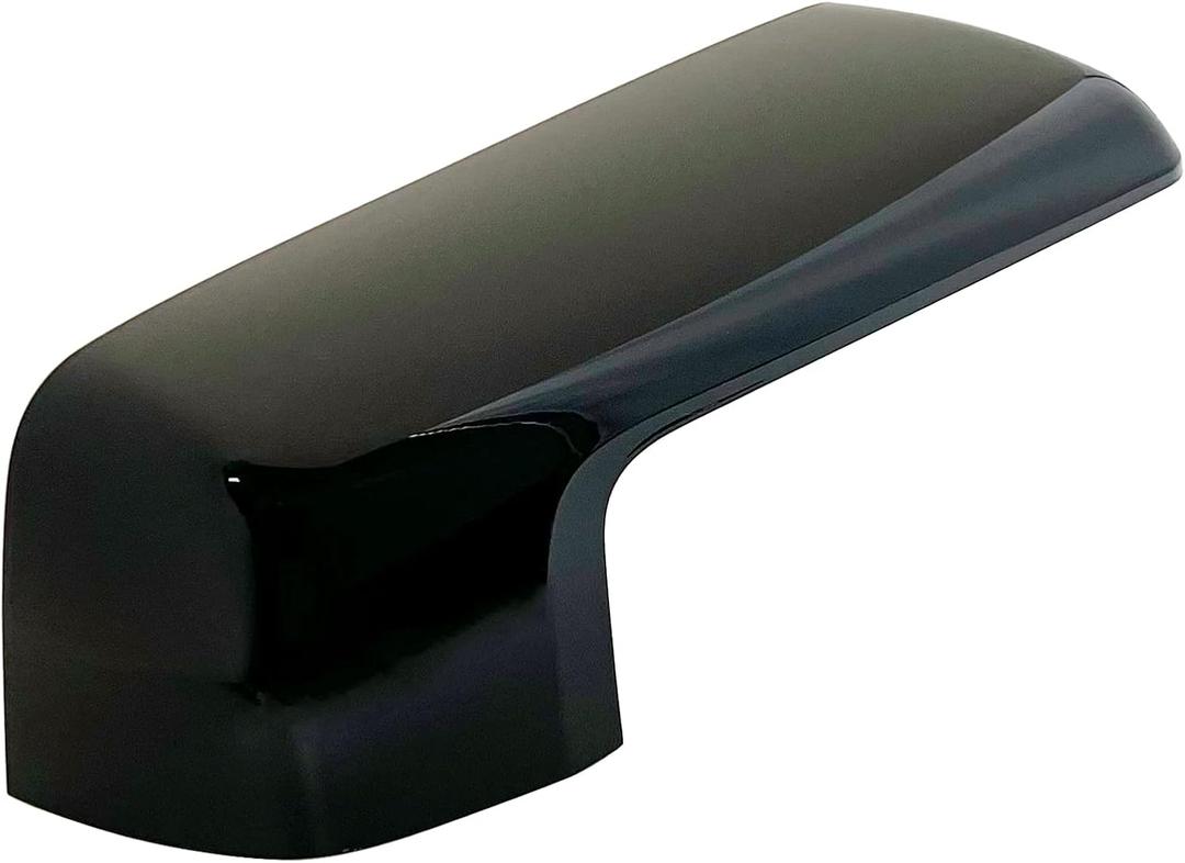 APA Replacement Exterior Mirror Cap fits 2019-2022 Silverado Sierra Top-Half Upper Part PTM Glossy Black Passenger Right Side 84732186