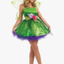 fun shack Fairy Costume For Women Green Dress Halloween Outfit Women’s Dress Up Party Wear XXL