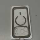 Miracase Magnetic for iPhone 17 Pro Case 6.3" [Compatible with MagSafe] Full-Body Phone Case with Built-in Glass Screen Protector & Camera Control,Drop Proof iPhone 17 Pro Cover, Grey Titanium