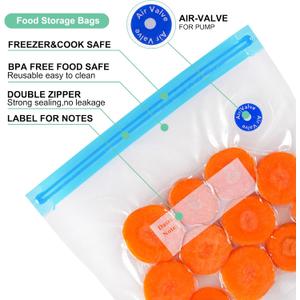 Bags 31 Pcs ,Reusable BPA Free Vacuum Sealer Bags Vacuum Food Storage Bags for Cooking/Food Storage/Microwave Heating