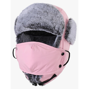 Connectyle Trapper Hat for Men Women Faux Fur Trooper Trapper Winter Hat with Ear Flaps Waterproof Ushanka Hunting Hats