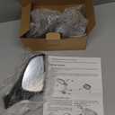 SAUTVS Adjustable Rear View Side Mirrors for Ski-Doo, Clear Rear View Side Mirrors for Ski-Doo REV Neo XS XM XP XR XU Accessories (2PCS, Replace #860200694)