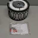 1-Light Modern Semi Flush Mount Ceiling Light, Crystal Round Hallway Lighting Fixtures for Kitchen Entryway Bedroom Laundry Room