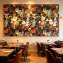 Rose Floral Large wall murals Peel and Stick self Adhesive Flowers Wallpaper for Bedroom Living Room - 85"x118"