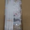 JOYYPOP 4 Sets Balloon Stand Kit For Table, Balloon Sticks with Base Birthday Graduation Party Decorations Wedding (4 Pack Clear)