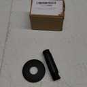 Lordear Matte Black Ceiling Mount Shower Arm and Flange, Extension Arm for Rainfall Showerhead, Round Pipe