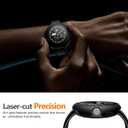 Misxi 2-Pack Case Ultra-Thin Tempered Glass Screen Protector Compatible with Google Pixel Watch 4 (2025) 45mm, High Touch Sensitivity Protective Cover for Pixel Watch 4, Black