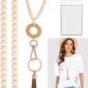 Lanyards for ID Badges for Women,Cute Lanyards for Teachers with Badge Holder for Key Ring Cute Keychain Lanyard Women