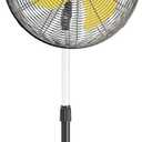 20 Inch Industrial Pedestal Fan Oscillating, 5300 CFM Industrial Fans Heavy Duty with 3 Speed, Stand up Fans with Poweful Motor, UL Listed for Commercial Workshops Warehouse Garage
