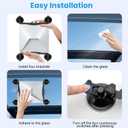 starlink mini Suction Cup Mount, Window and Sunroof Suction Cup Minimount for Stable Satellite Signal in Motorhome, Carbon Steel Mount Accessories for Car/SUV/RV/Boat/CamperBlack