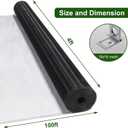 4'x100' Aluminum Window Screen mesh, Replacement Mosquito Net Roll, Black